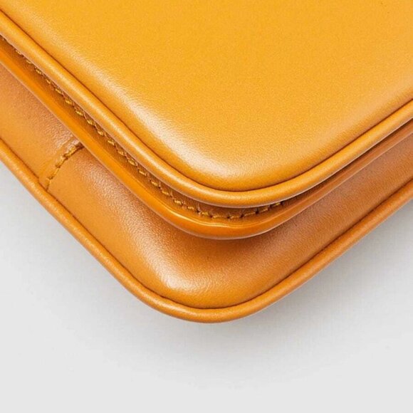 Yves Saint Laurent Yellow Leather Le Maillon Crossbody Bag - Picture 4 of 12